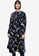 URBAN REVIVO black Floral Print Long Sleeves Dress 7C828AA8C86F3DGS_1