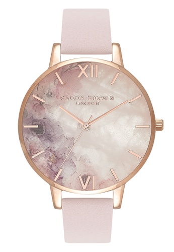 Buy Olivia Burton Semi Precious Rose Quartz 38 Mm Women S Watch Online On Zalora Singapore