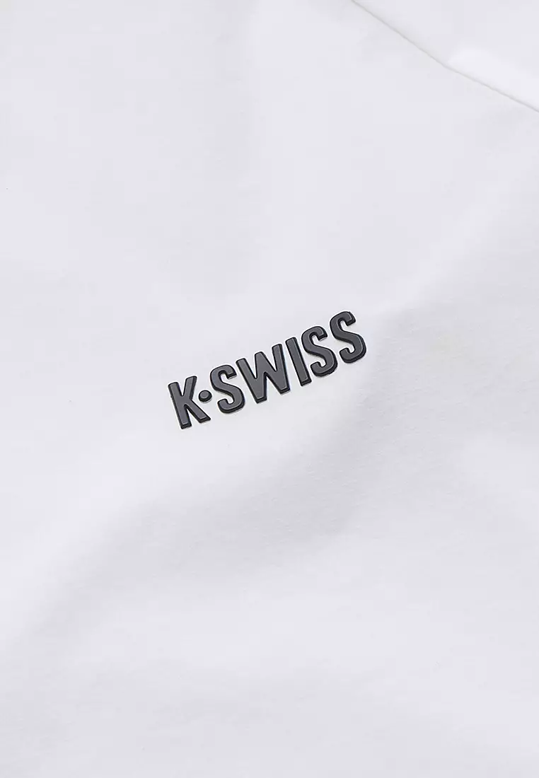 WOMEN'S K-SWISS LOGO STAND COLLAR HOODED JACKET