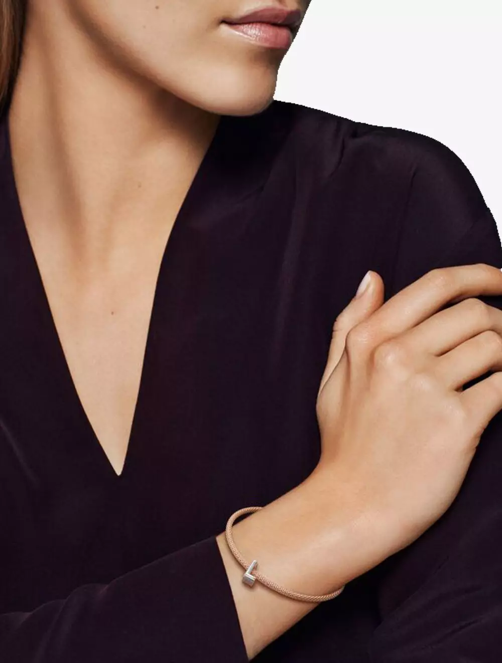 Letter L silver charm