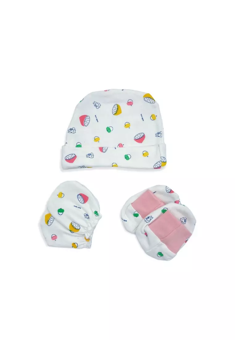 Buy AKARANA BABY 3 in 1 Newborn Baby Hat Mittens Booties Set