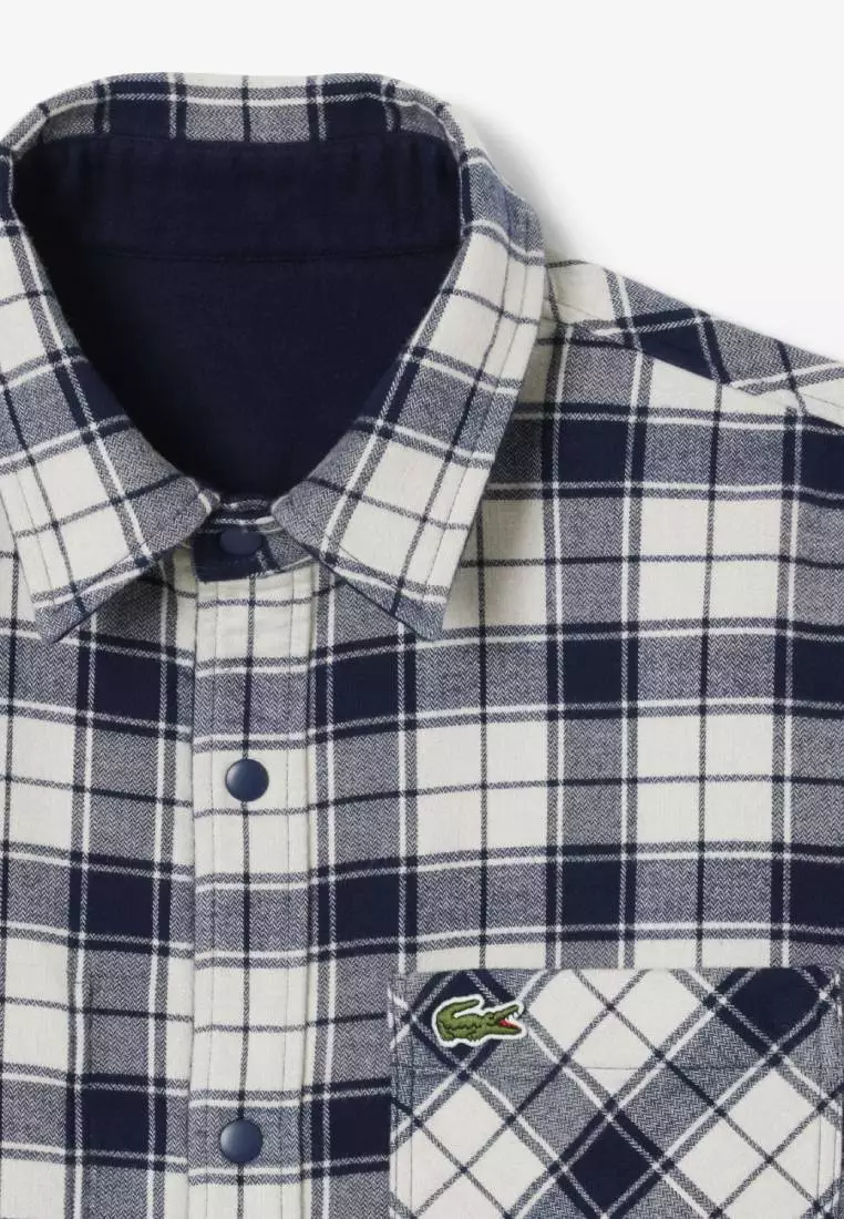 Oversized Plaid Flannel Overshirt