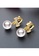 A.Excellence silver Premium Japan Akoya Sea Pearl  6.75-7.5mm Bow Earrings 952E4AC021026CGS_3