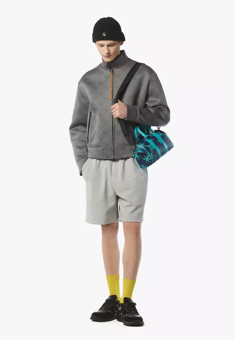 Ella Boston Bag in Palm Canvas