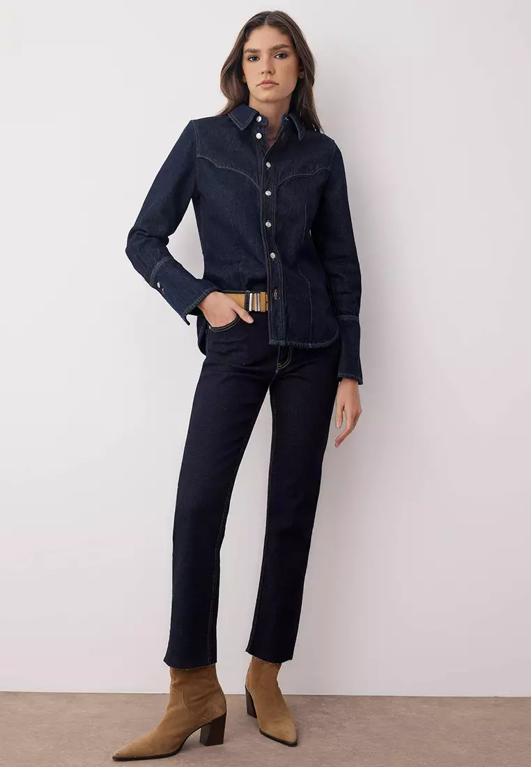 High Waist Comfort Stretch New Mom Jeans