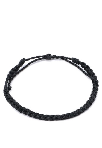 Tutu and Co black Orbit Braided Bracelet C8D43AC927A2E2GS_1