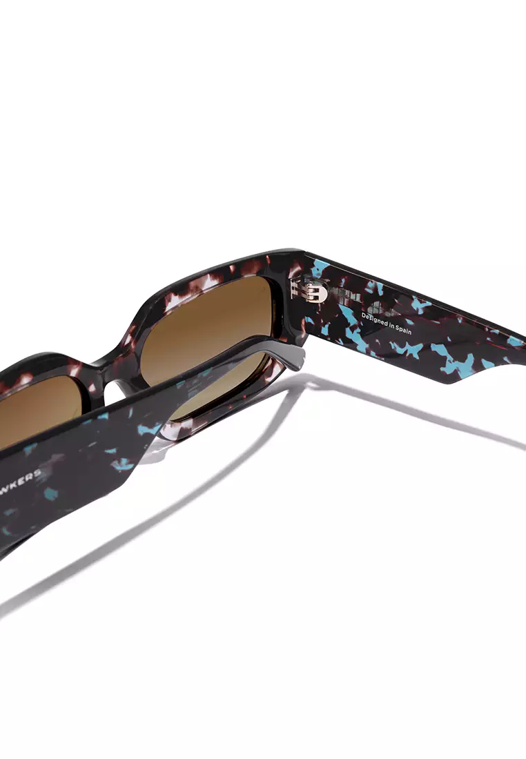 HAWKERS Grey Carey Nature Trendset Sunglasses For Women, Female. Official Product Designed In Spain