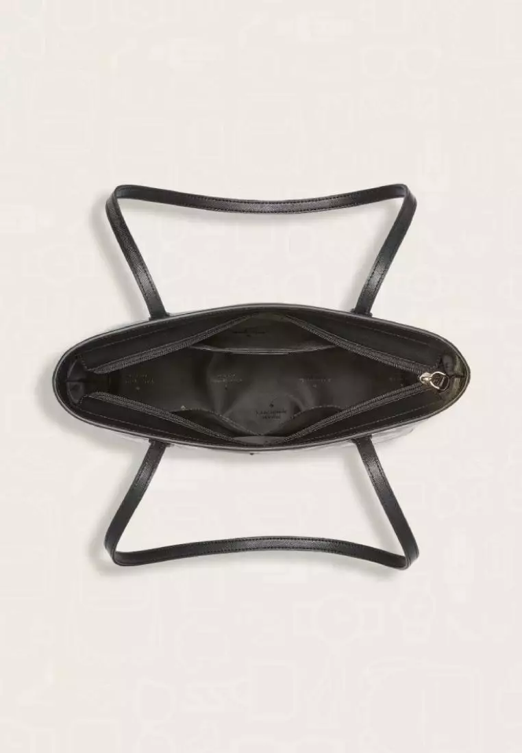 Kate Spade Jana Winter Blooms Medium Tote Black Multi