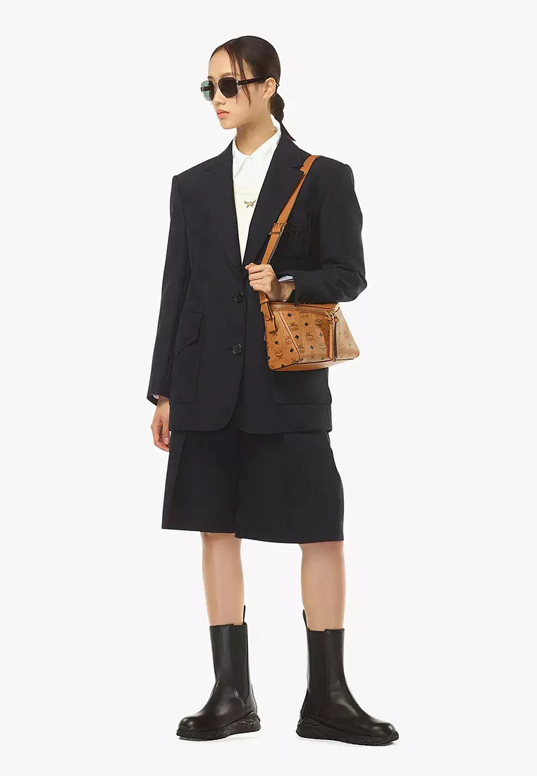 Diamant 3D Shoulder Bag in Visetos Leather Mix