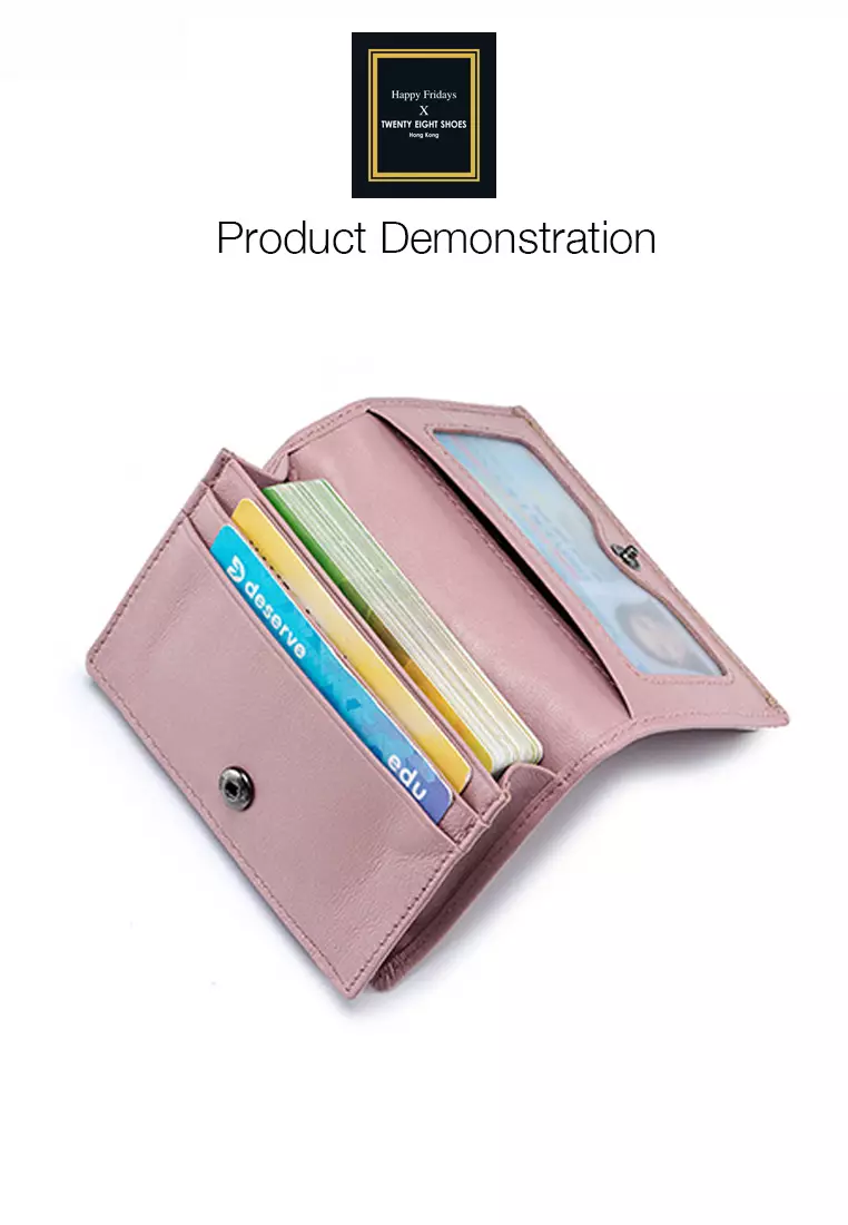 Weave Sheepskin Card Holder Purse JW AN-8822