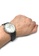 EGLANTINE black and white and silver EGLANTINE® Paname 40mm Unisex Silver Alloy case Quartz Watch, White dial on IP Black Steel Bracelet 2DB44AC0B8455EGS_6