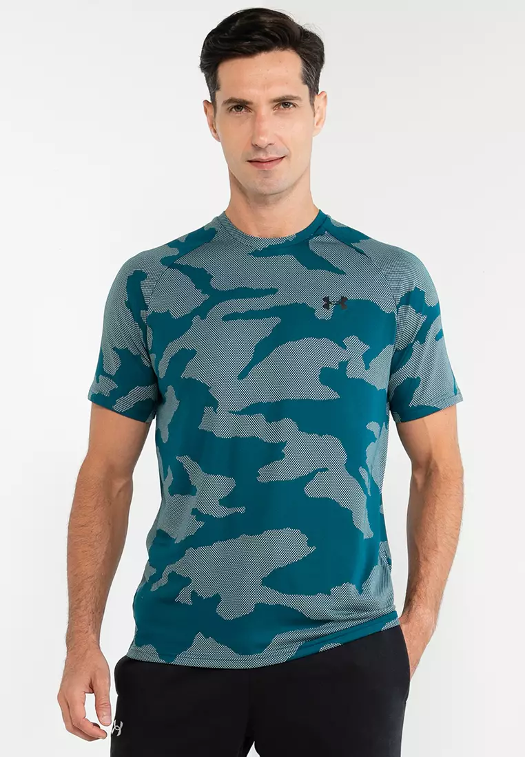 men's ua velocity jacquard short sleeve