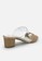 La Vita e Bella gold Sparkle Double Strap Slide Sandal Block Heels 37170SHEDDC9C2GS_6