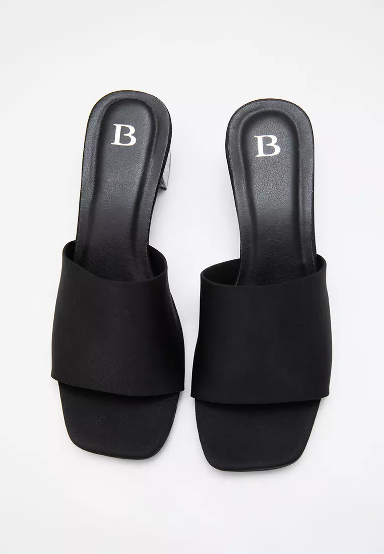 Sophie Ibira Sandal Wide Strap Black