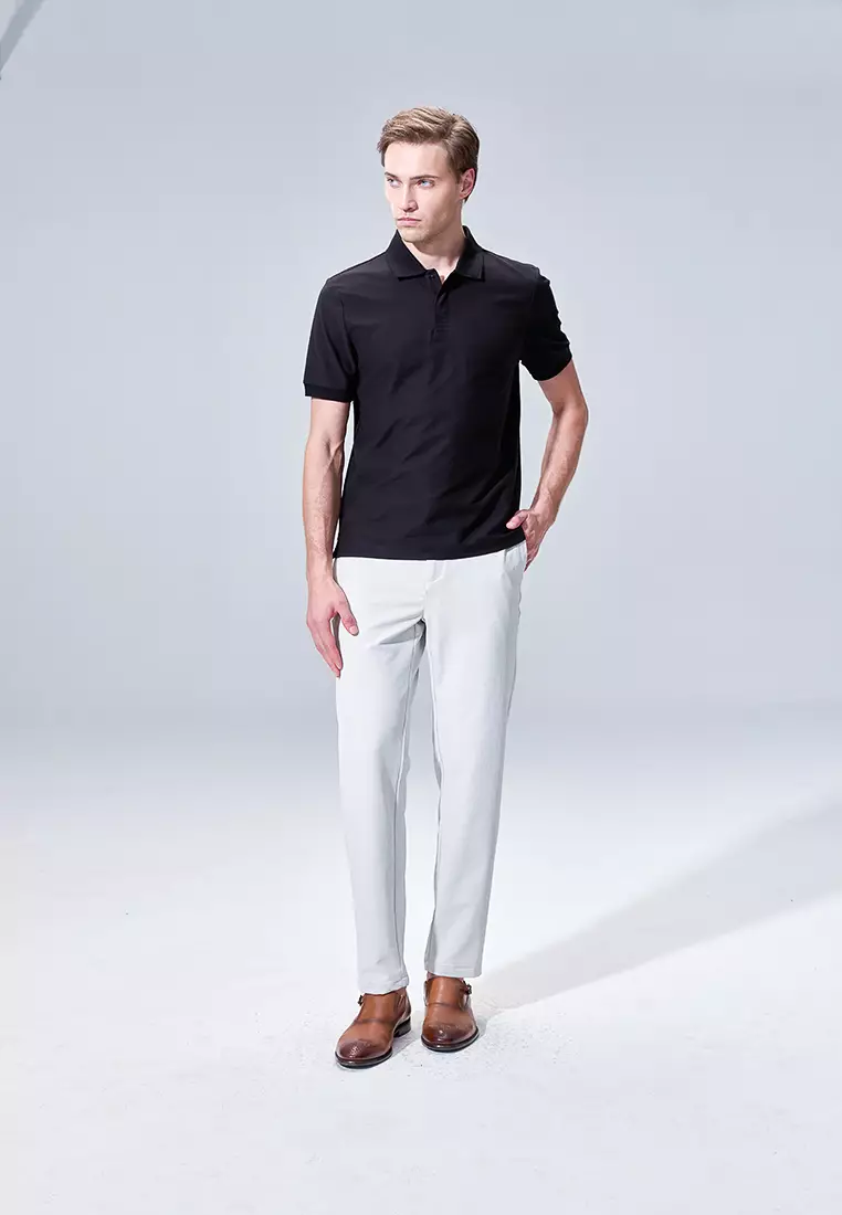 Navy Blue Lightweight Functional Polo Shirt