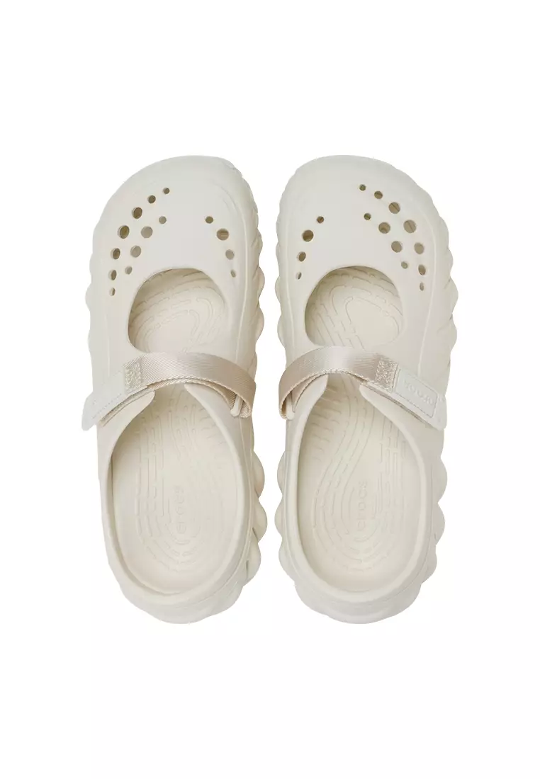 Crocs Women Echo Mary Jane Clog - Summit White