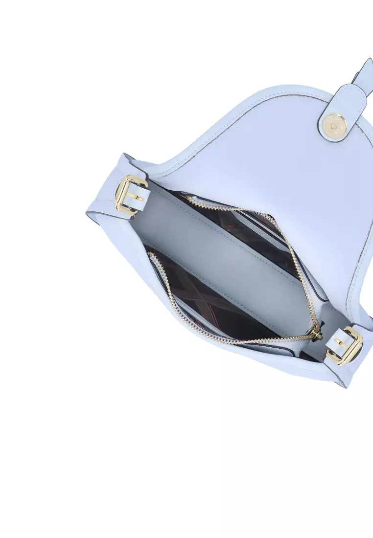 Sora Charm Shoulder Bag - Light Blue