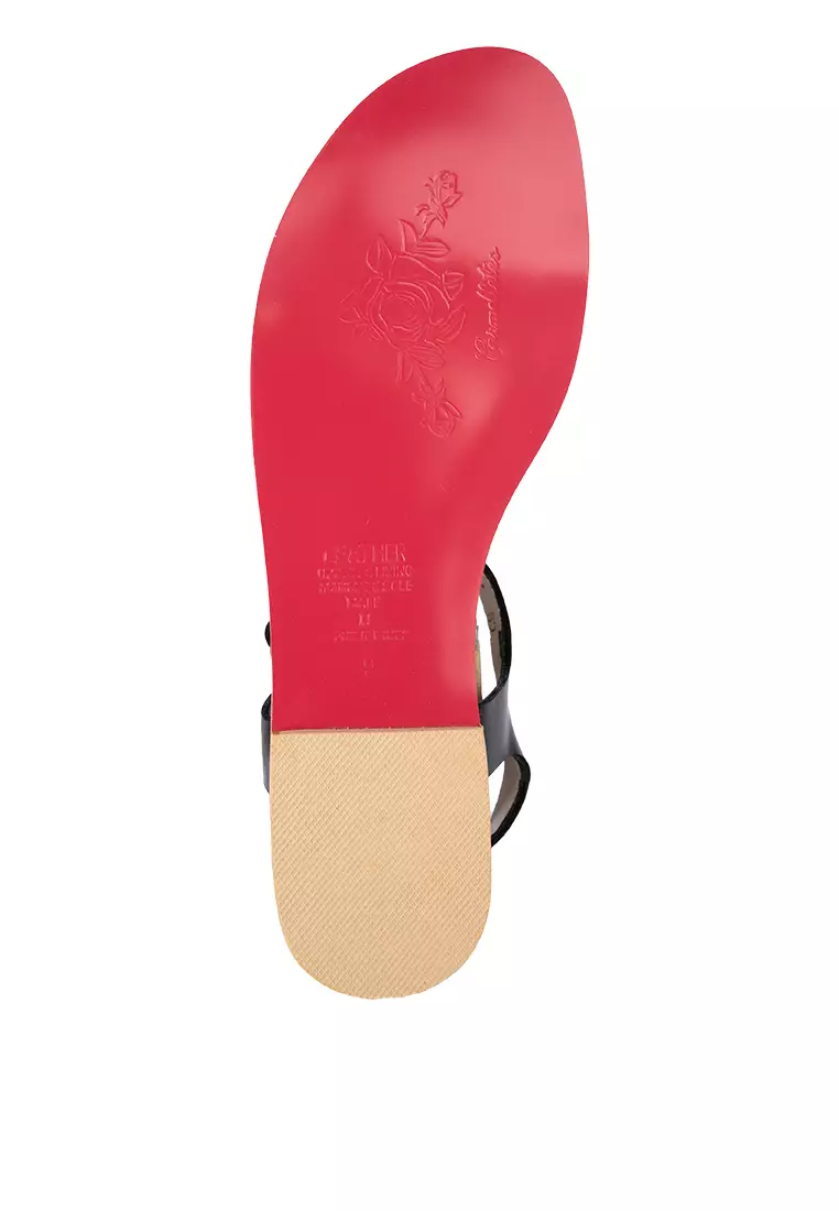 Flat Leather Sandals