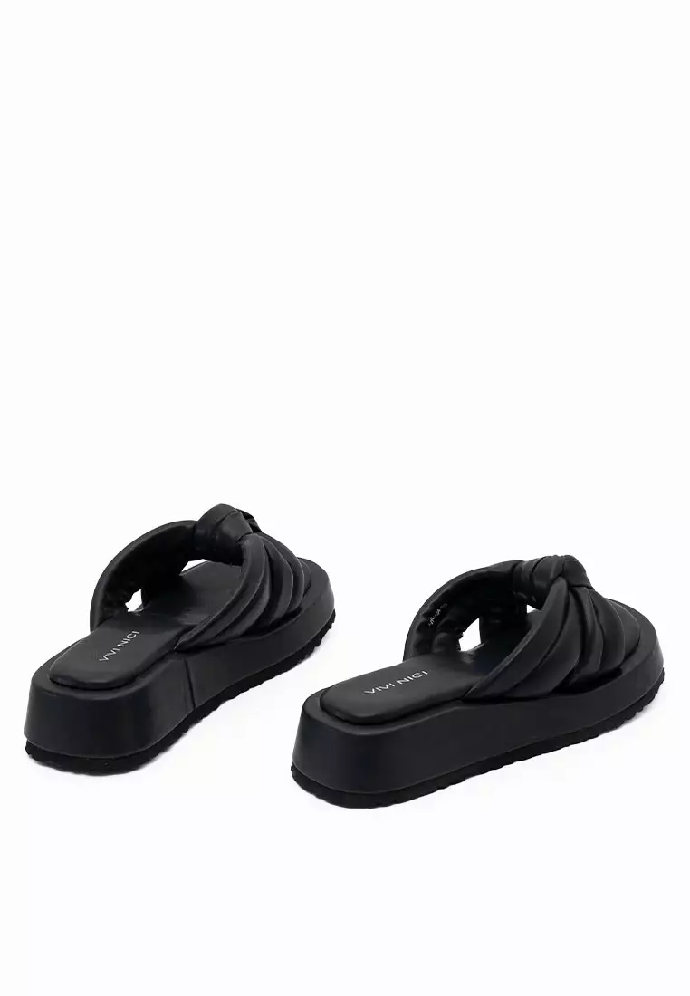 VIVI NICI - Hyuna Sandal Wanita Black Solid