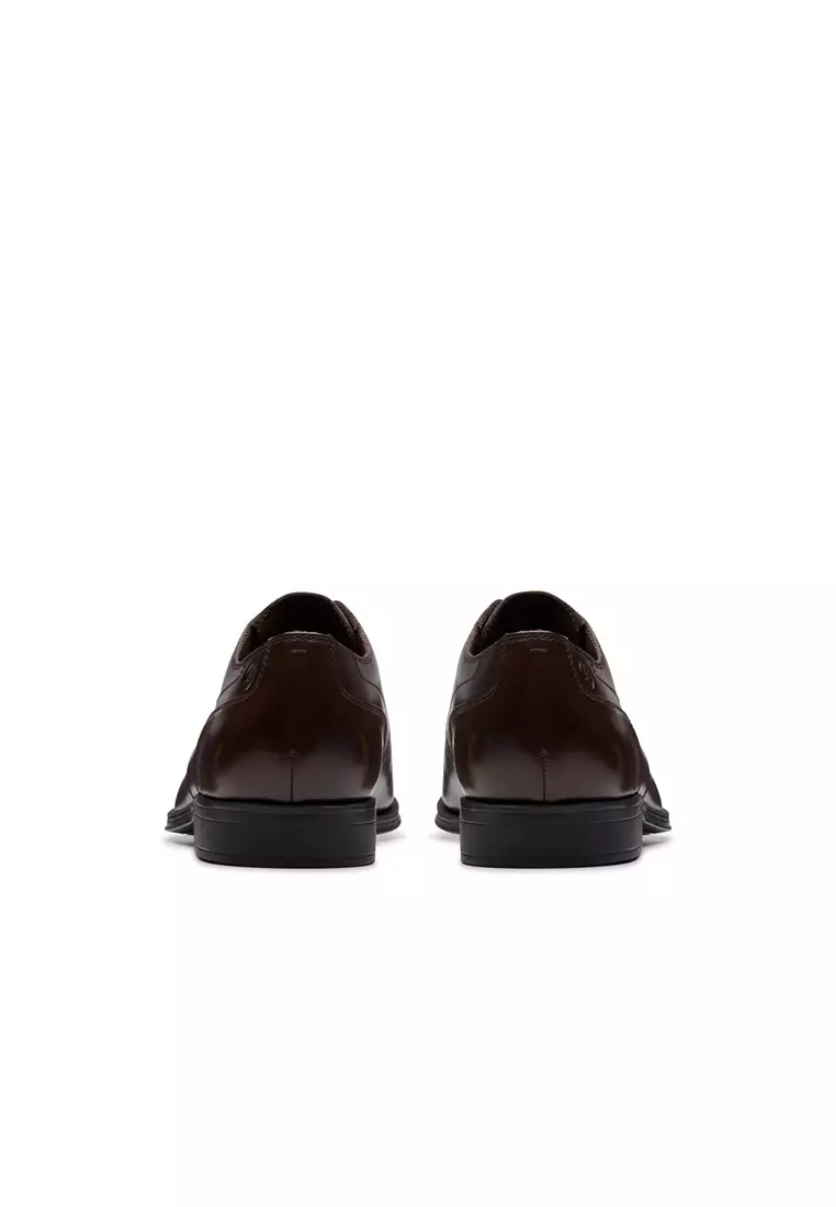 Mens Paulton Lace Derby Shoes - Brown