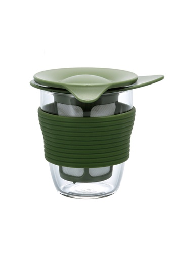 Hario green Hario 200ML Heat Resistant Glass / Desk Tea Mug / Handy Tea Maker / Filtered Tea Maker / Tea Infuser BA24BHLB818C55GS_1