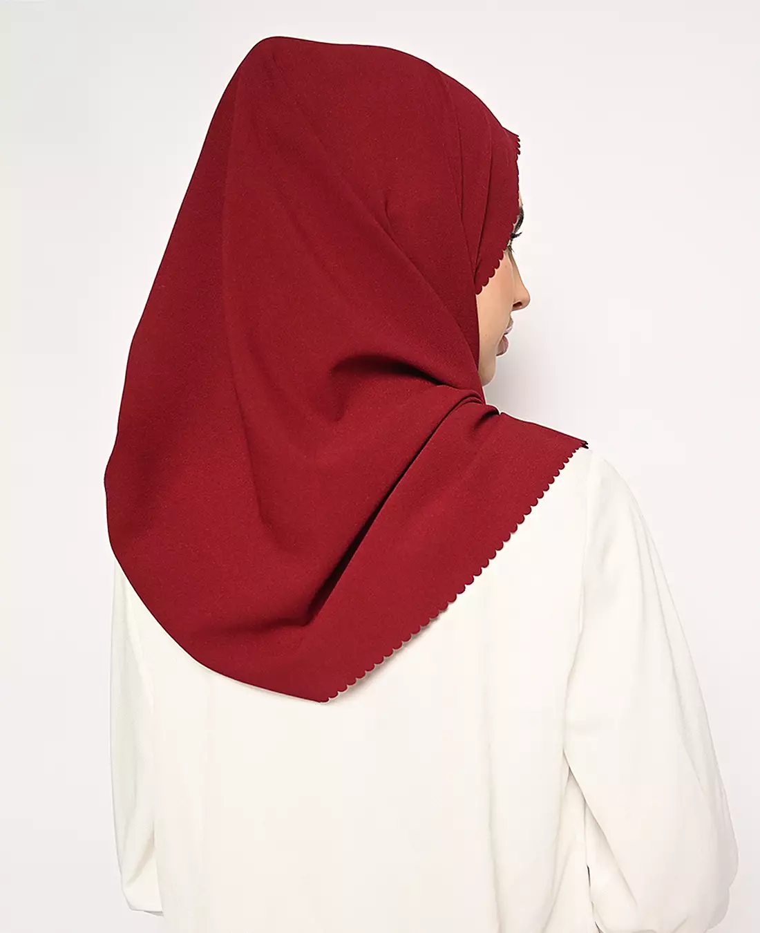 Pasmina Diamond Lasercut Maroon