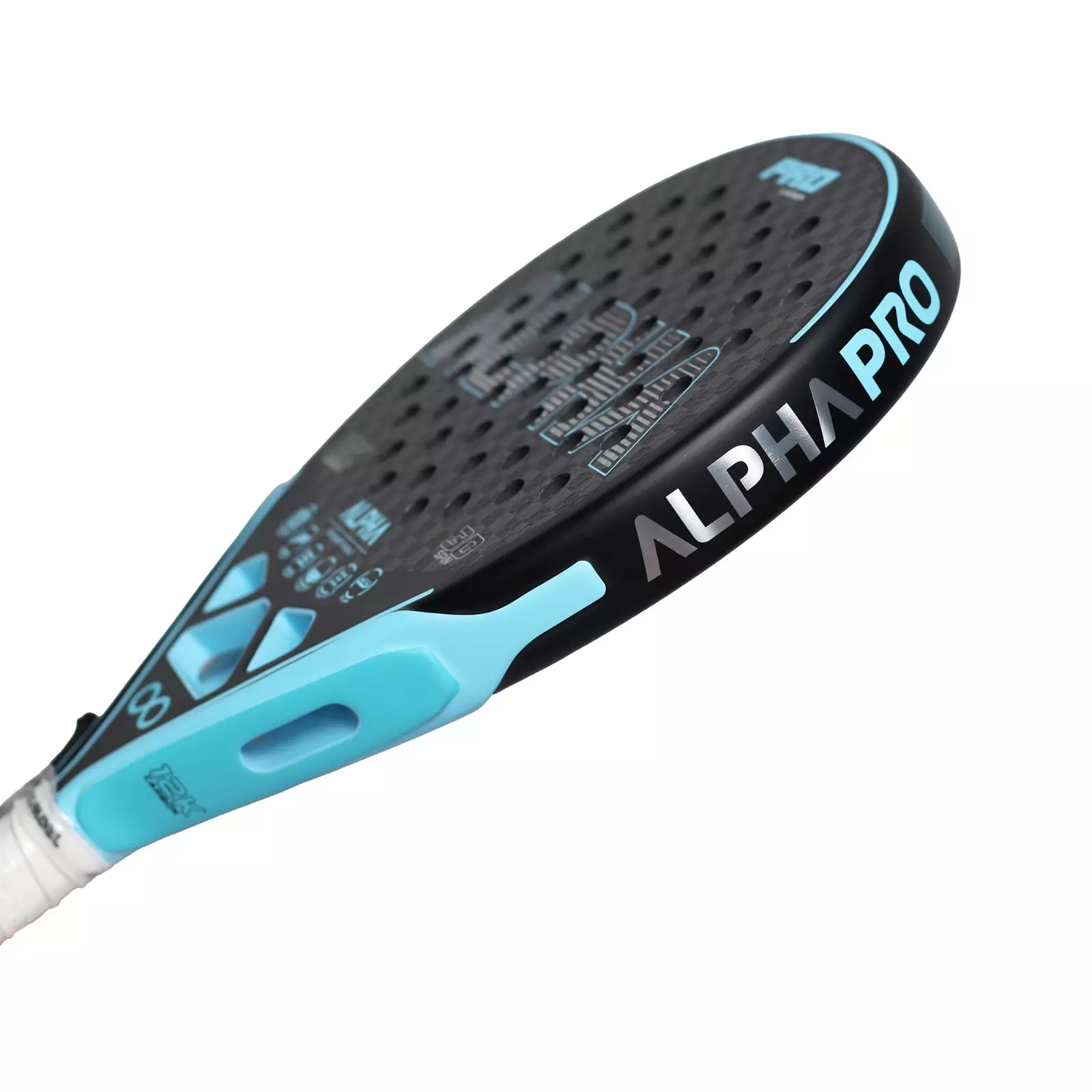 Raket Padel ALPHA Pro 350-380g Blue Black