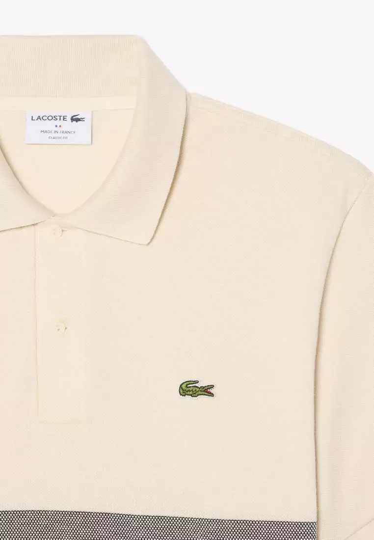 French Made Classic Fit Striped Polo