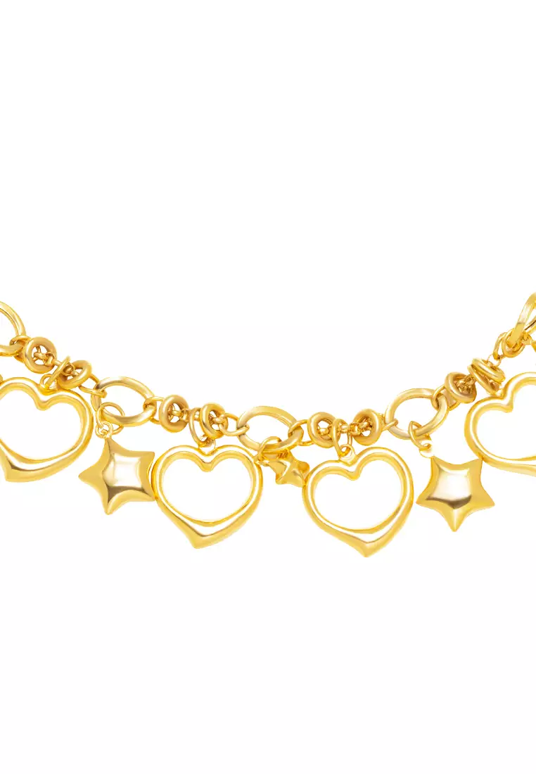 TOMEI Lusso Italia Love Bracelet, Yellow Gold 916