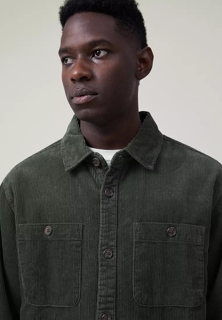 Heavy hot sale cotton overshirt