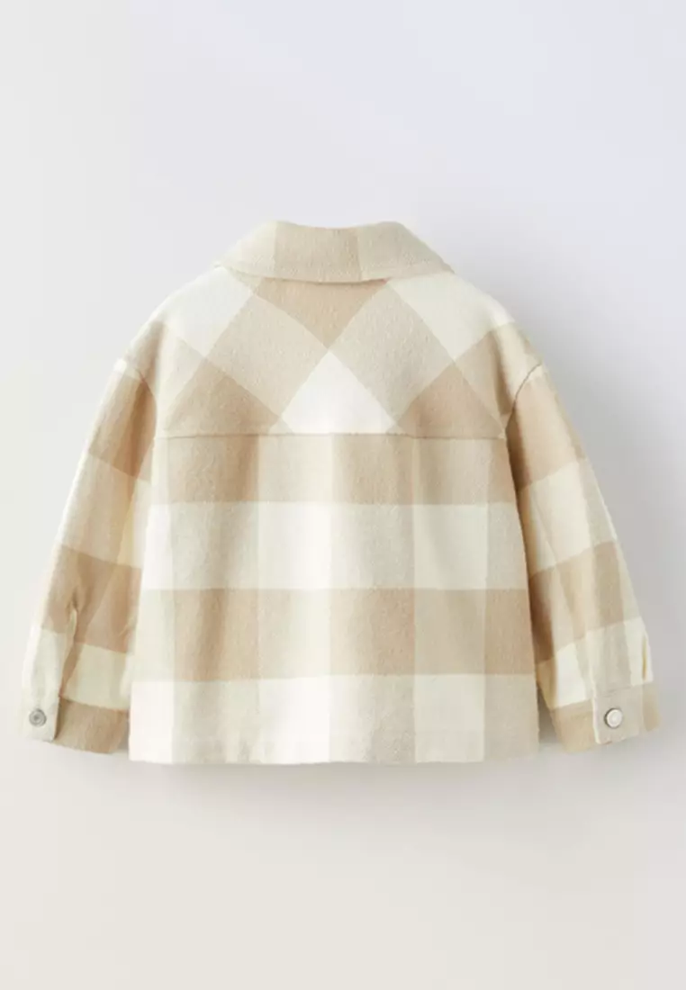 ZARA Checked Overshirt 2025 Buy ZARA Online ZALORA Hong Kong