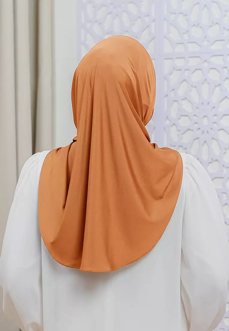 HIJAB INSTAN LUNA - SOFT ORANGE