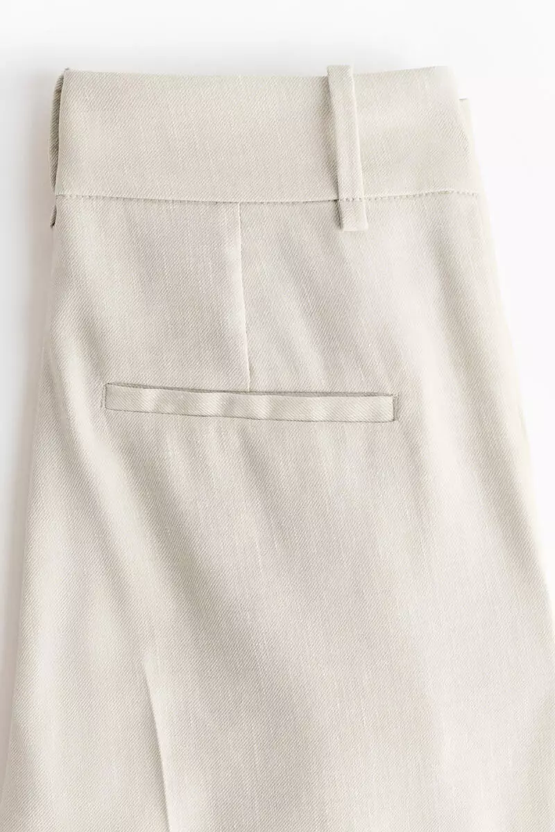 Wide tailored trousers