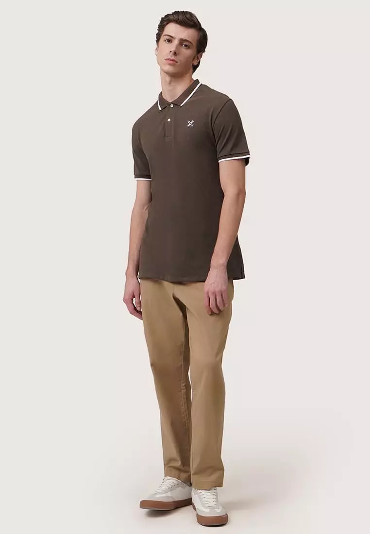 Polo Shirt With Contrast Trim