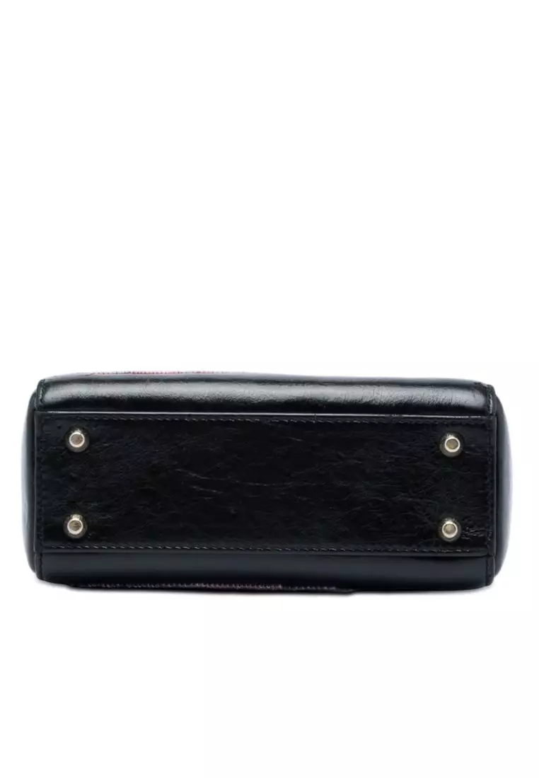 Pre-Loved Dior Mini Calfskin Beaded Lady Dior