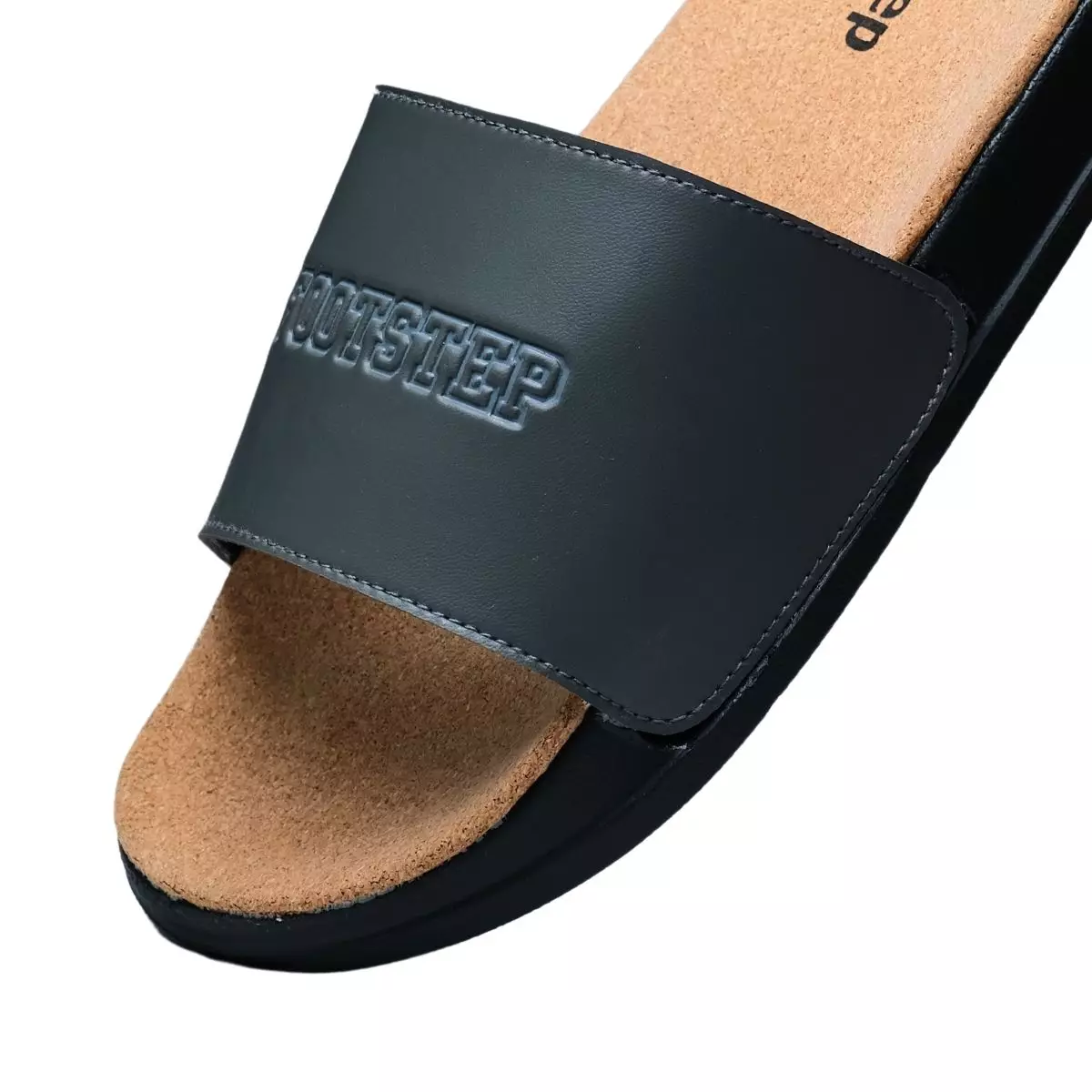 Footstep Footwear Sandal Pria Slide Shelby Grey White Original Sandal