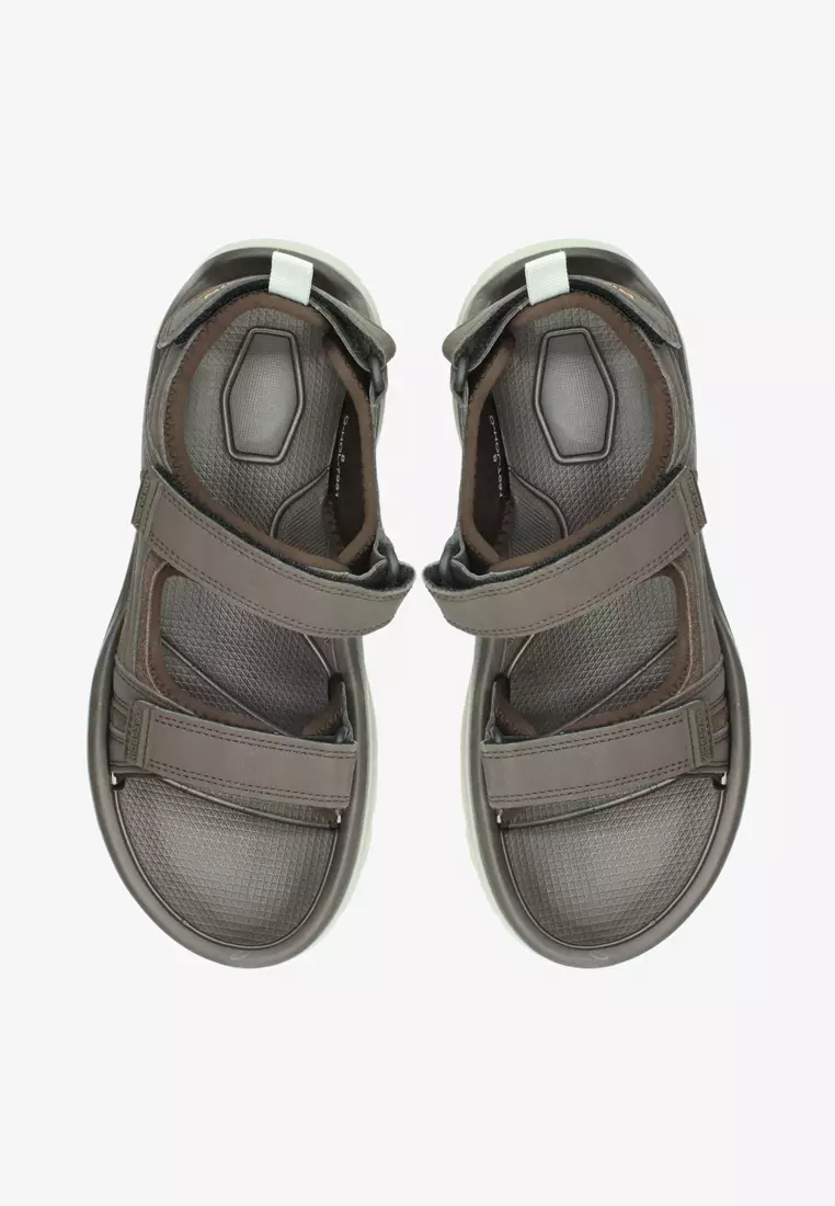 Dr Cardin Faux Leather Cum Fabric Men Chunky Sport Sandal  D-HOL-7951