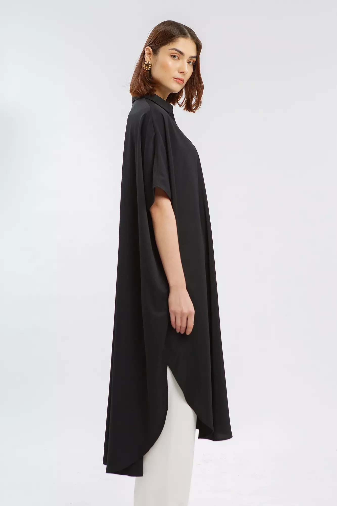 Minimal Raye Kaftan Black ALL SIZE