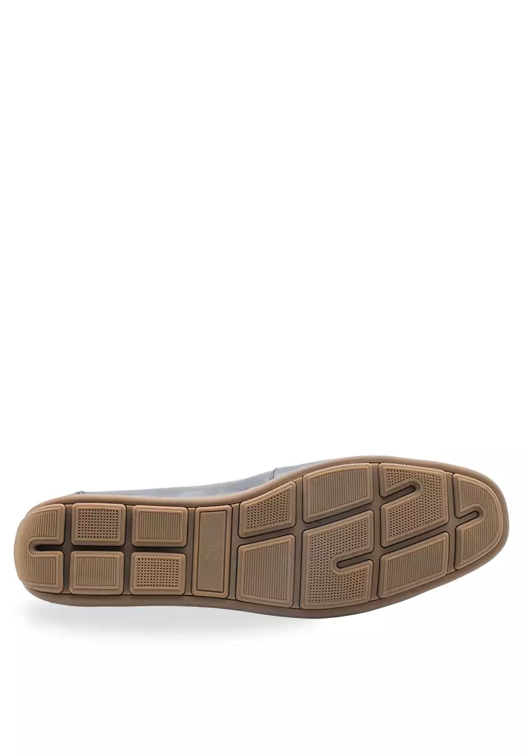 Gregores Black Penny Moccasins