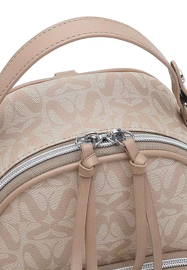 Women's Mini Backpack - Beige