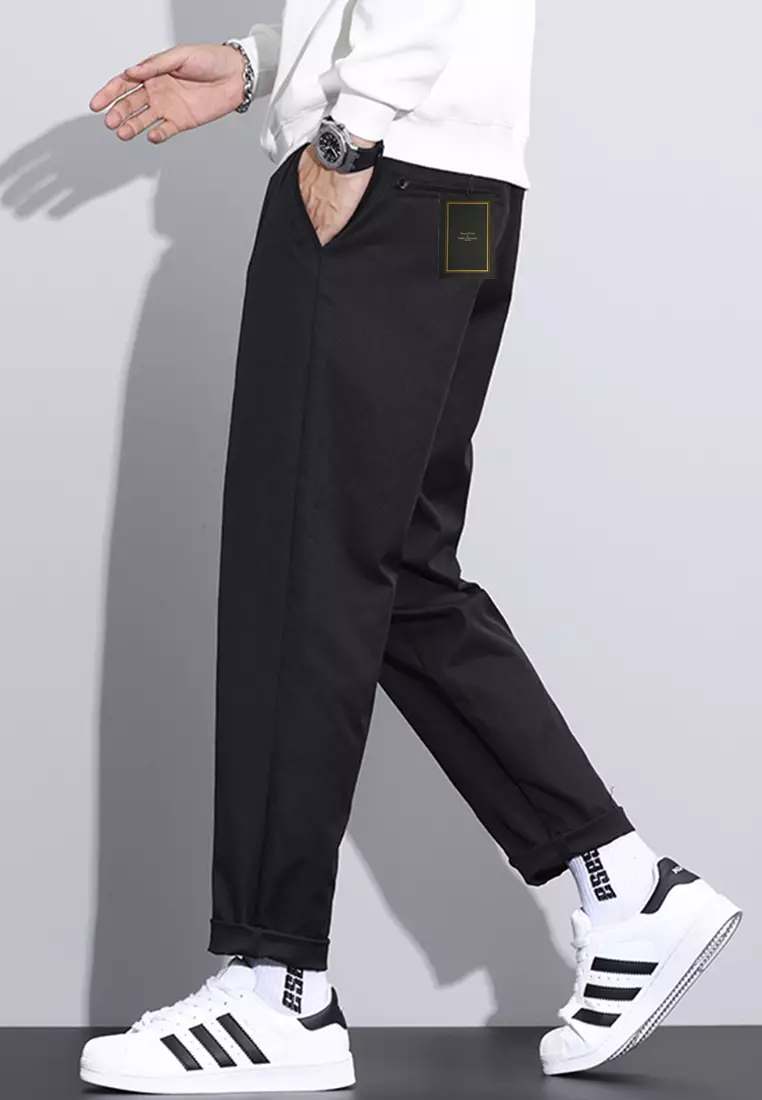 Tapered Mid Waist Suit Pants AY-L9875