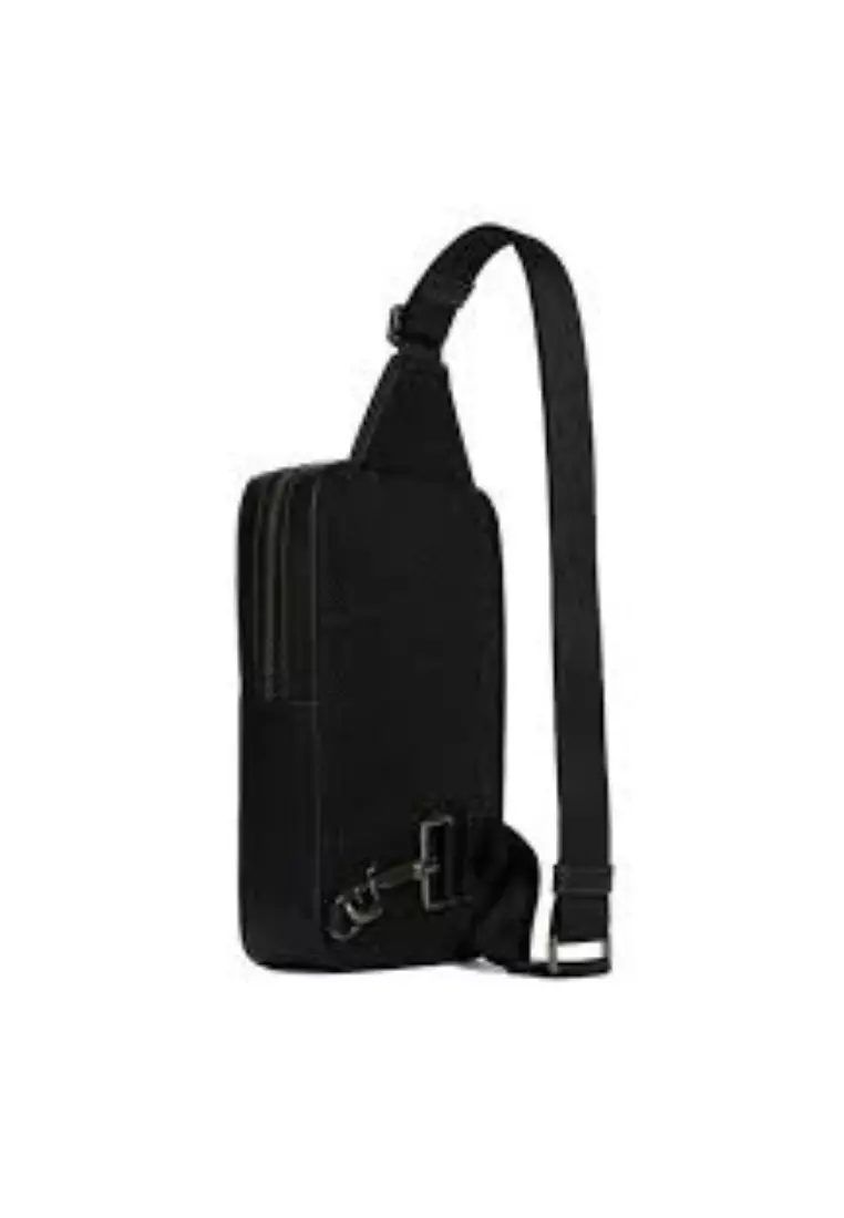Coach Men Sullivan C9867 Pack With Signature Canvas In Charcoal/Black