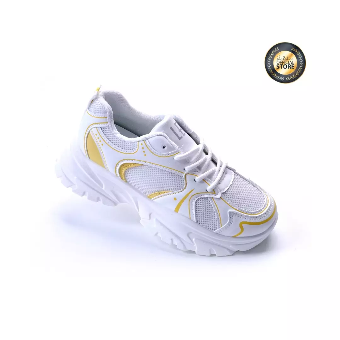 LEV - SEPATU WANITA DEWASA CH241385WD - PUTIH/KUNING