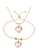 YOUNIQ YOUNIQ LUNA Heart 18K Rosegold Titanium Steel Love Necklace & Bracelet Set 9E73CAC280ECABGS_1