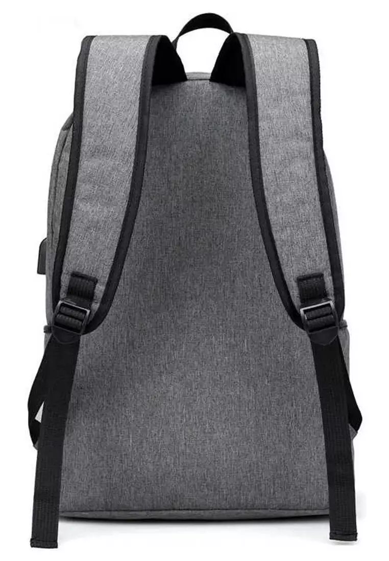 Victor Tas Ransel Backpack Pria dengan USB Charger Port Large Compartment Material Polyester ORIGINAL - Gray