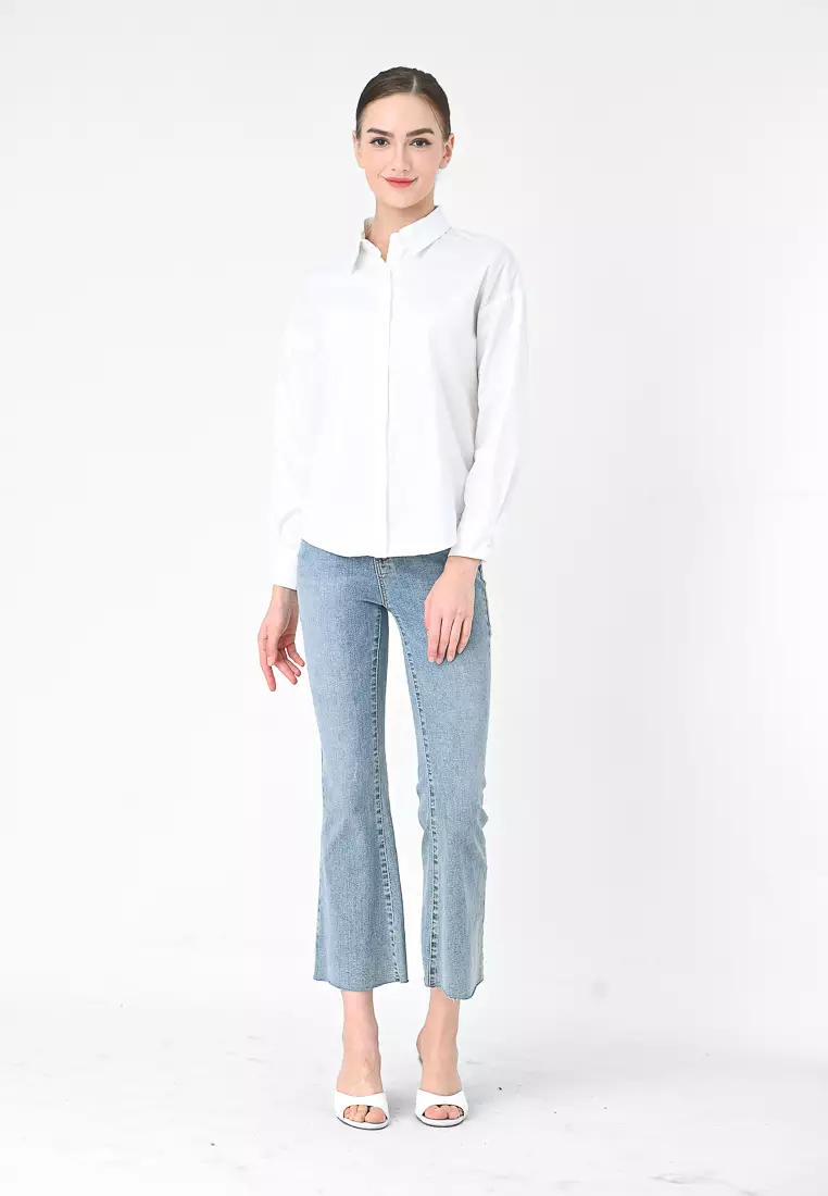 优雅通勤长袖上衣