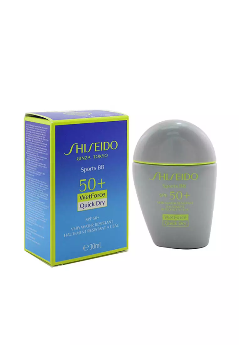 Shiseido - Sports Bb Spf 50+ Quick Dry & Very Water Resistant - # Medium Dark 30ml/1oz