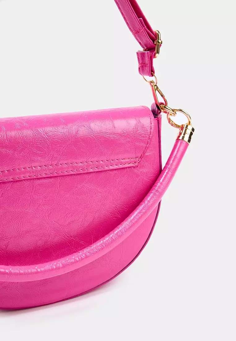 Metal Lock Detailed Mini Shoulder Bag