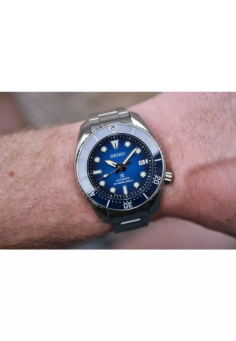 Seiko Prospex SPB321J1 King Sumo Automatic Divers 200m Blue Dial - Stainless Steel