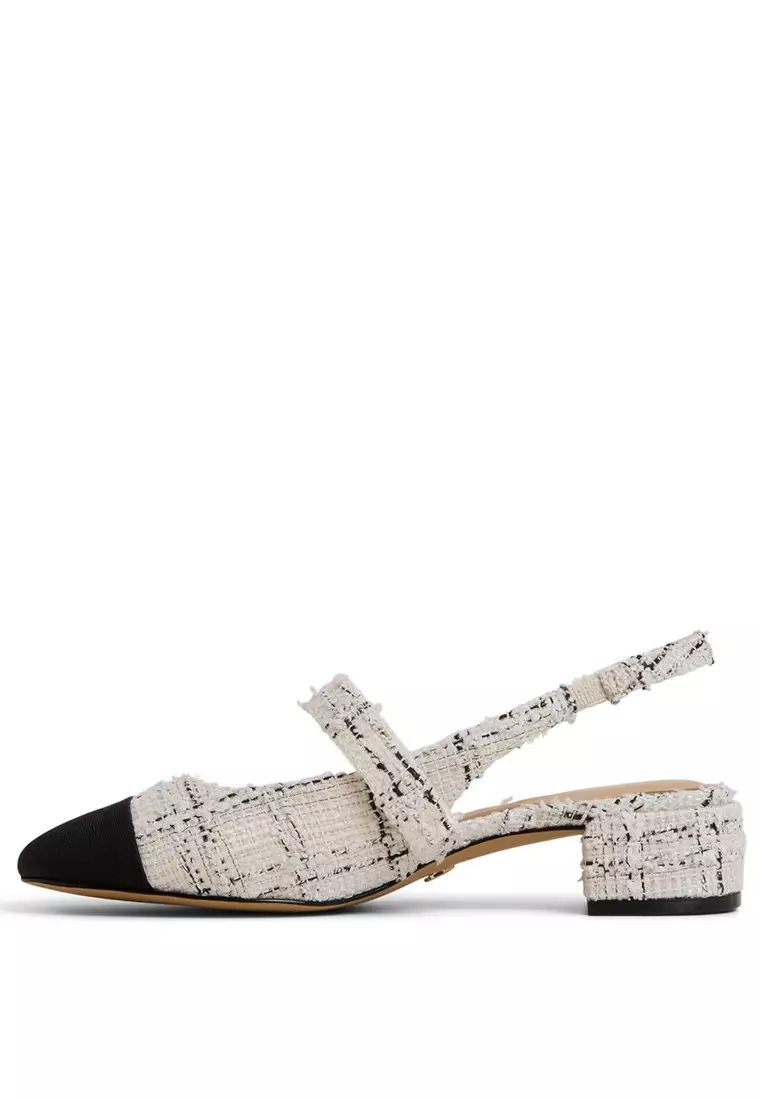 Agathe Slingback Low Block Heels